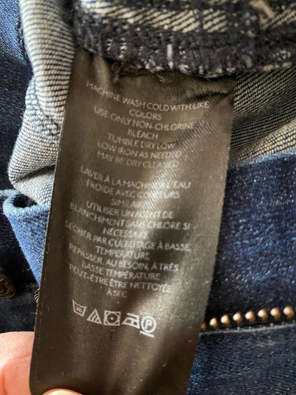 We The Free Jayde Dark Blue High-Rise Flare Jeans - Picture 4 of 6